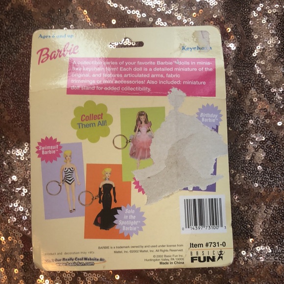 New Vintage Barbie Keychain - Picture 4 of 6